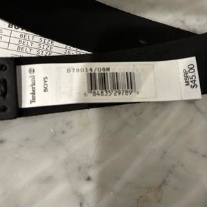 Timberland Boys Belt size medium 26-28”